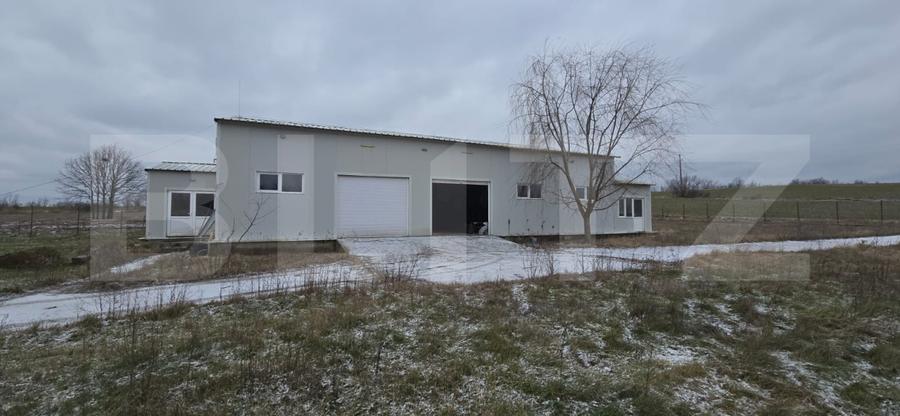 Hala industriala/comerciala, 190 mp, teren 2460 mp, Vulpeni