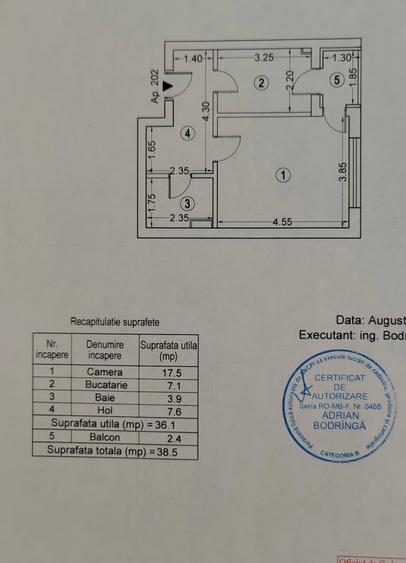 Garsonieră de vânzare Exigent Plaza cu boxă zona Lujerului