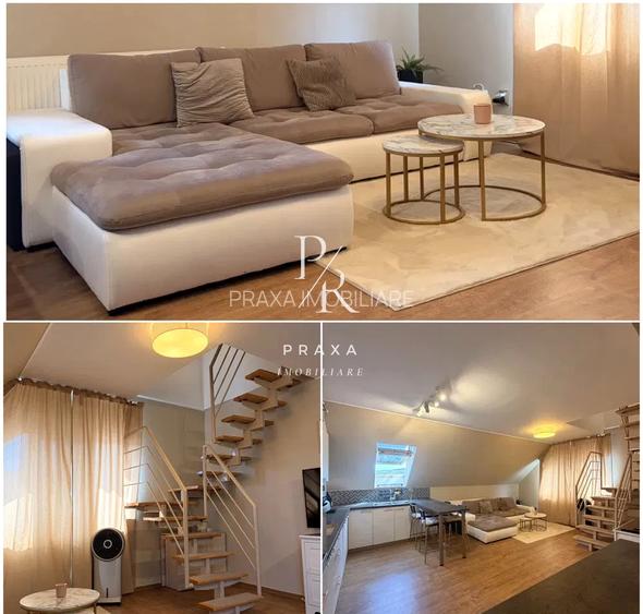 Apartament 3 camere, 65mp, mobilat, parcare, scara interioara, Edgar QUuinet!