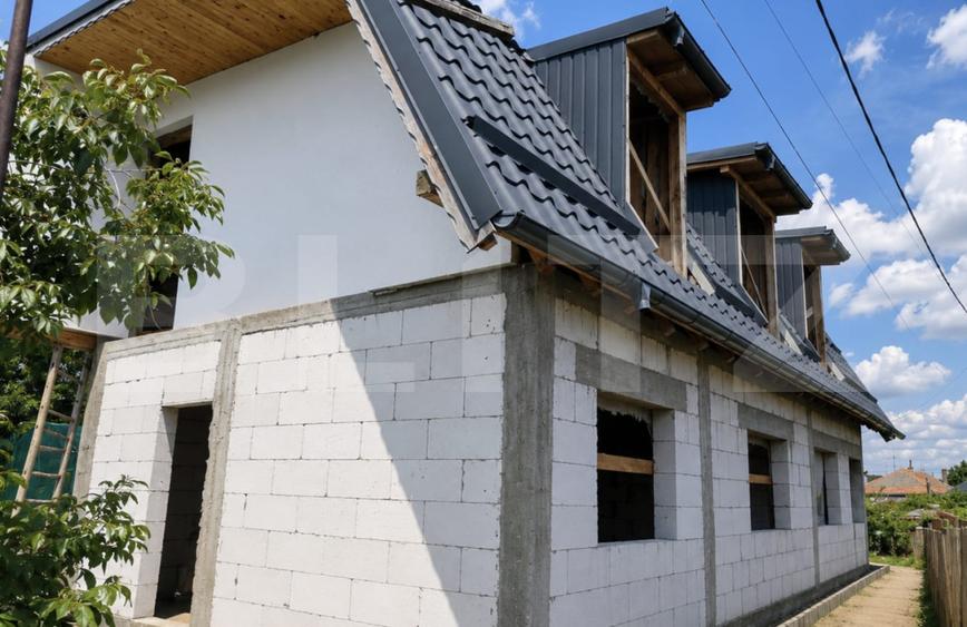 Ocazie! Casa P+M la rosu, 80 mpu, 335 mp teren, zona Casa cu Cocos-Brestei