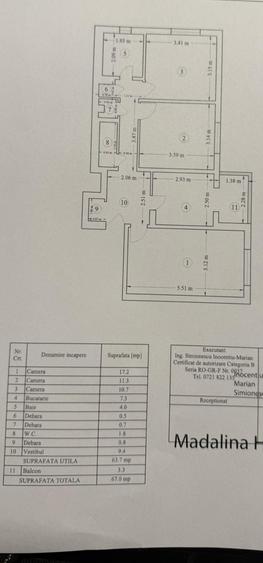 OFERTA Vanzare apartament 3 Camere Piata Rahova Centrală Parcare