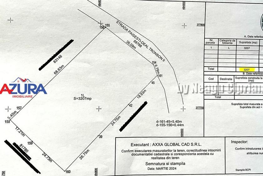 AZURA Imobiliare - Teren Bascov str Paisesti Deal - 12