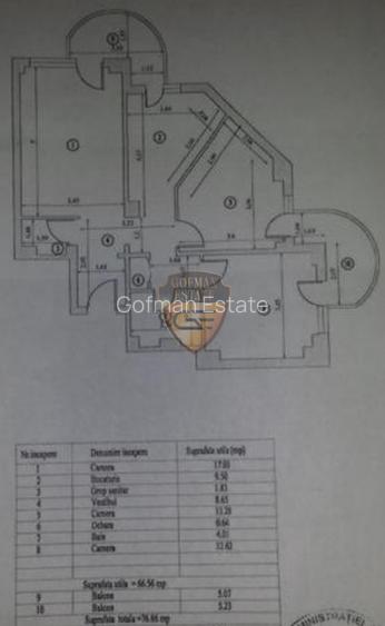 3 camere Premium 78m utili Casa de cultura Balada parcare 2 bai 2 balcoane, boxa - 10