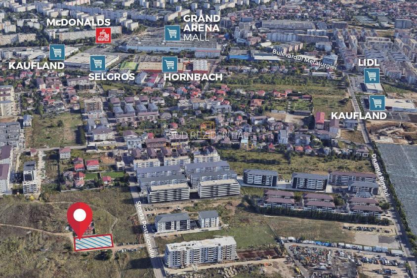 Teren de 934 mp, ideal pentru investitie sau dezvoltare imobiliara, S4 - 5