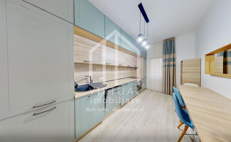 Apartament 3 camere - Mobilat si utilat - 83 mp utili + terasa de 19mp - 9