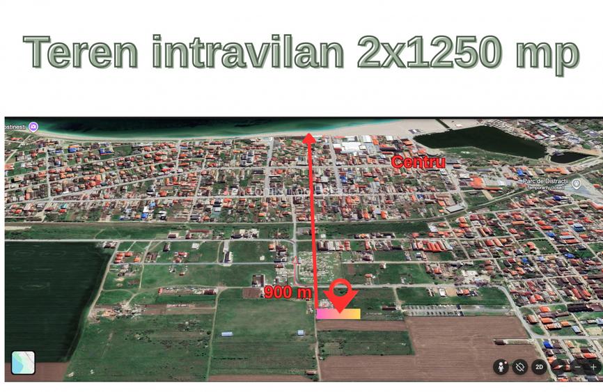 Teren 1250 mp în Costinesti, la 900 m de PLAJA, intravilan construibil - 7