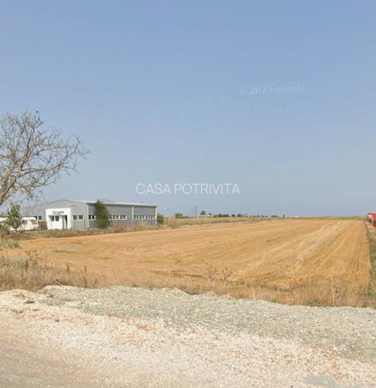 Agigea, teren 5000 mp cu acces dublu, ideal constructie hala - 3