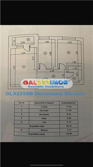 Apartament 2 camere mobilat utilat Militari Residence 76.500 euro - 8