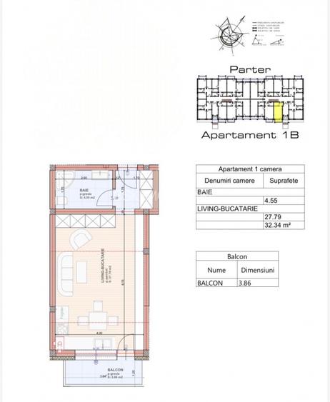 Garsoniera Subcetate Sanpetru - 4