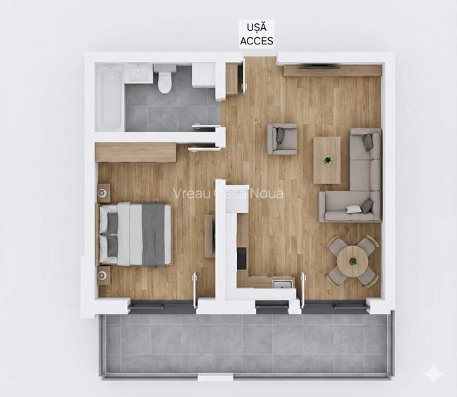 NOU!!! Apartament 1.5 camere in Ansamblul Rezidential Sophie 12 - 1