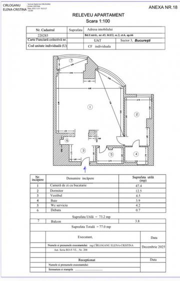 VANZARE APARTAMENT 2 CAMERE UNIRII – TRIBUNAL - 27