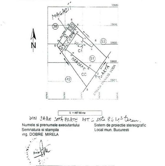 Apartament spatios 3 camere+ 86mp teren, Mosilor, 2 bai, parcare - 2