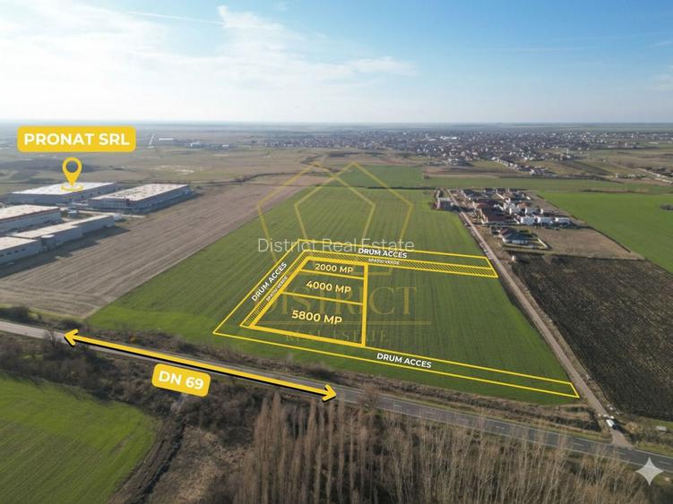 COM 0% Parcele de teren intravilan industrial cu utilitati | Sanandrei - 2