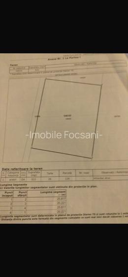Teren intravilan de vânzare Golești, Vrancea — 522 mp - 2