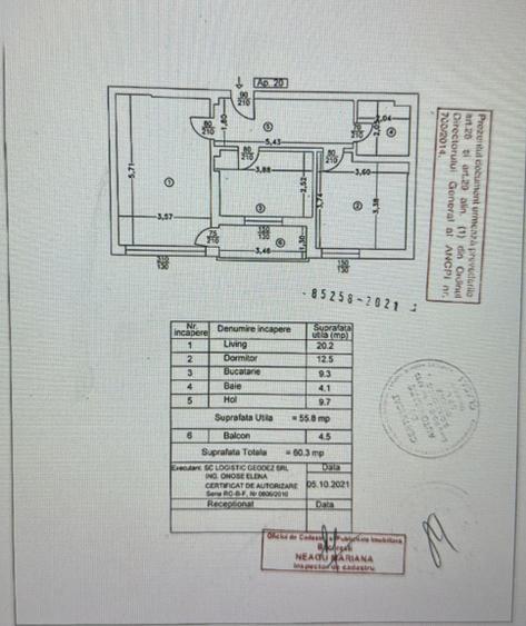 Apartament 2 camere Postalionului, parcare inclusa in pret