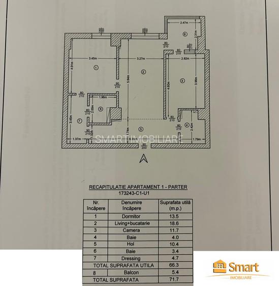 Apartament 3 camere + parcare, mobilat complet , Rasarit de Soare Copou - 18