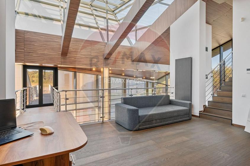 Vilă Futuristă: Eleganță & Inovație la limita pădurii, piscină, 4500mp - 19