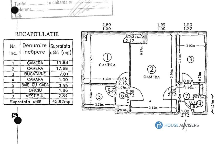 Vanzare apartament 2 camere Stefan cel Mare - 14