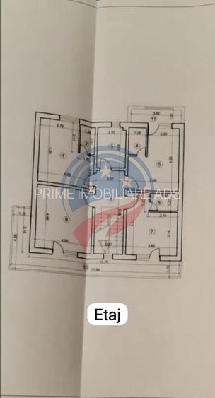 Vilă spațioasă D+P+E+M, 400 mp | Curte generoasă 400 mp | 3 intrări - 9