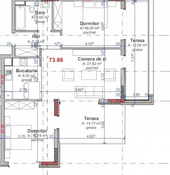 Apartament 3 camere de vanzare in Intre Lacuri, Cluj Napoca - 2