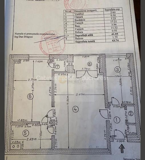 Creditabil I Etaj 6 I Universitate I 2 camere - 15