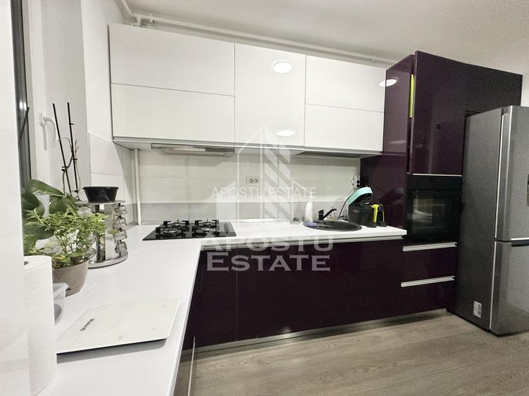 Apartament cu 3 camere complet mobilat si utilat in Giroc langa ESO. - 6