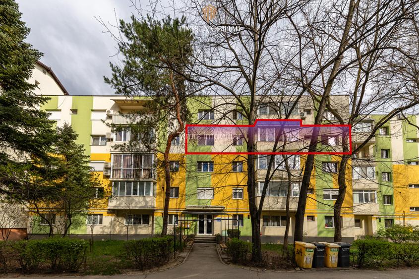 3 camere Girocului, etaj 3, balcon – Cosminului, SUT 65 mp - Com 0% - 3