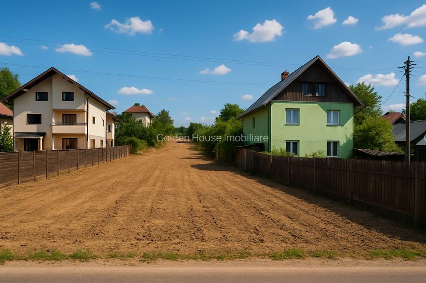 Teren 1000 mp, intravilan, deschidere 25 ml - stradal - Stafanesti - 3