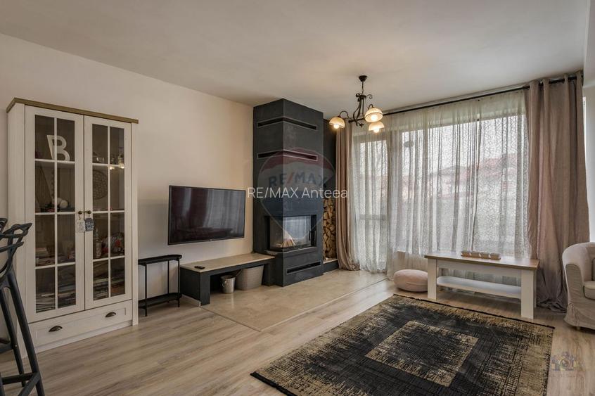 Pipera | 4 camere | semineu + piatra naturala | bucatarie elegantă - 3