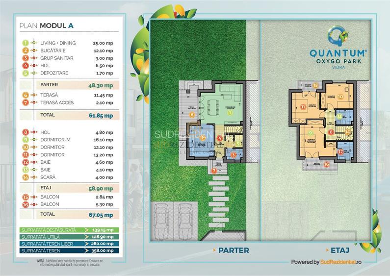 Vila ideala tip duplex cu 4 camere – OxyGo Park Vidra, - 20