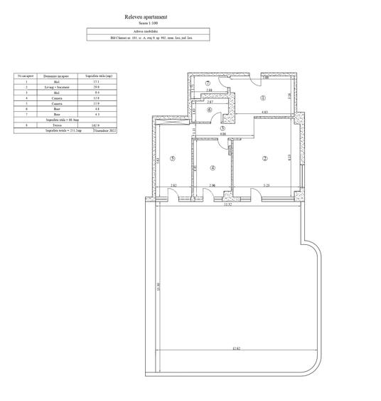 Penthouse NOU suprafata de 251.2mp, complex HIMSON Iasi (INTABULAT) - 1