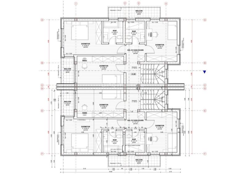 Duplex 7 camere, 205 mp, 300mp teren, priveliste panoramica, Chinteni - 14