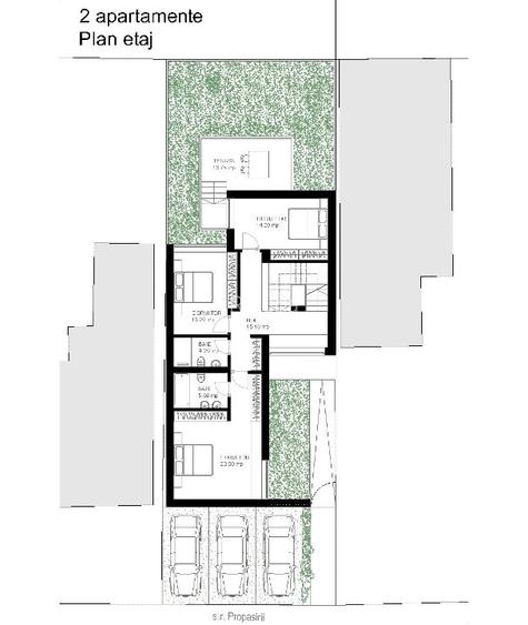 Casă cu arhitectura contemporana în Bucureștii Noi – 2 apartamente independente  - 6