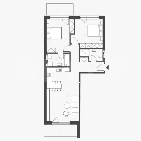 Comision 0 ! Somesului 15, Apartament 3 camere, Semicentral, 2 bai, 79mp. - 2