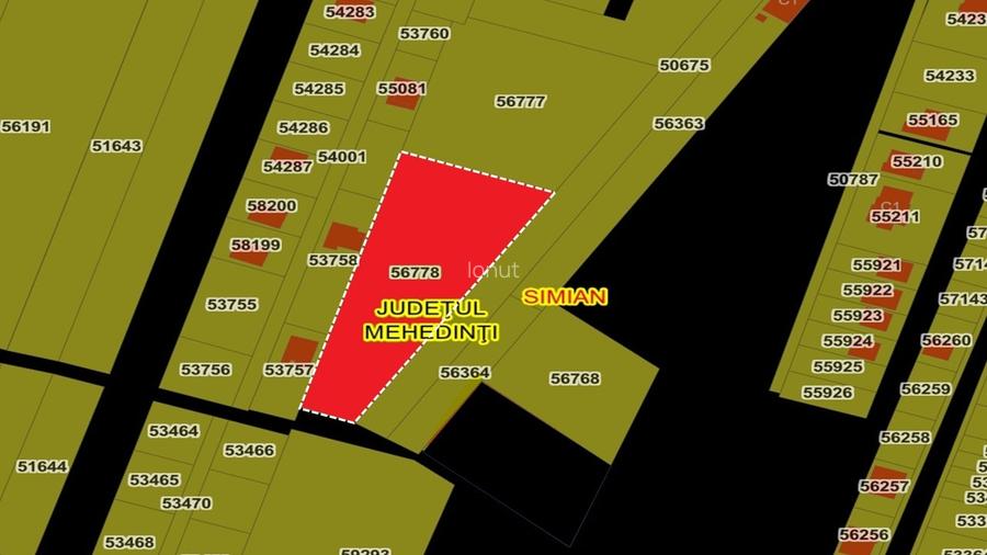 TEREN INTRAVILAN SIMIAN - 4.577 mp - PRETABIL CASE - 4