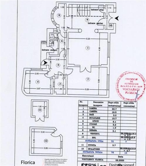 Apartament 3 camere in vila Victoriei - 8
