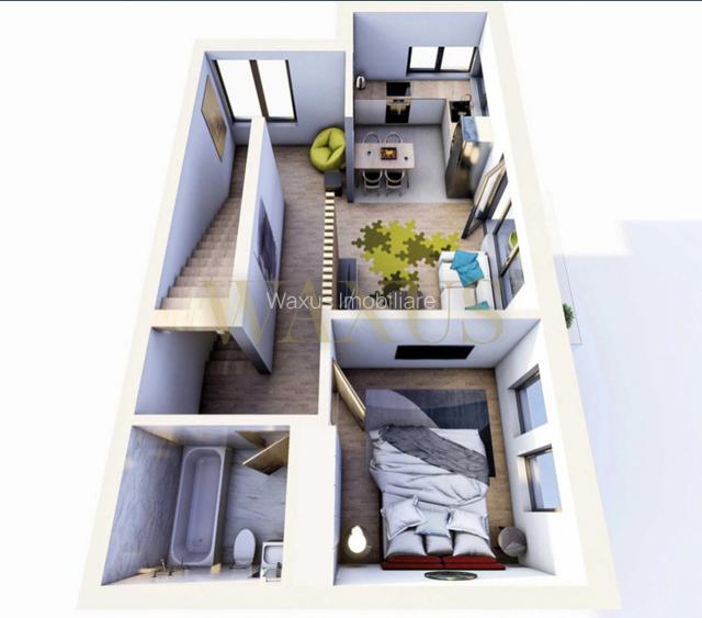 Apartament pe 2 Niveluri - SU 100MP I 3 Balcoane - zona Pod IRA - 3