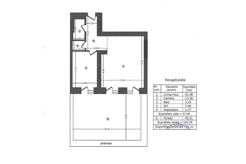 Vanzare - apartament 2 camere-mobilat+utilat - Bucurestii Noi-Marmura Residence - 1