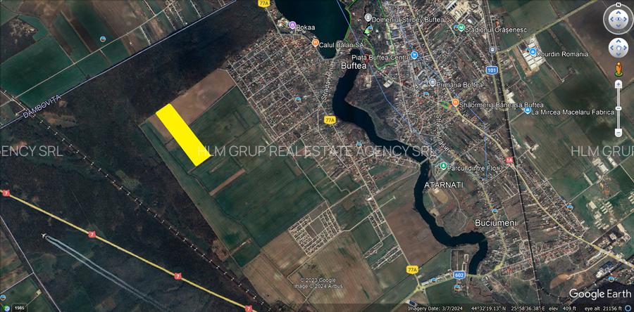 TEREN 570 mp - Calul Balan/LAC/ PADURE/Buftea(loturi)PROPRIETAR - 7