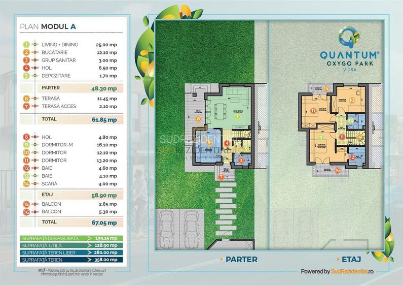 Vila eficienta energetic, 4 camere, Quantum OxyGo Park Vidra - 17