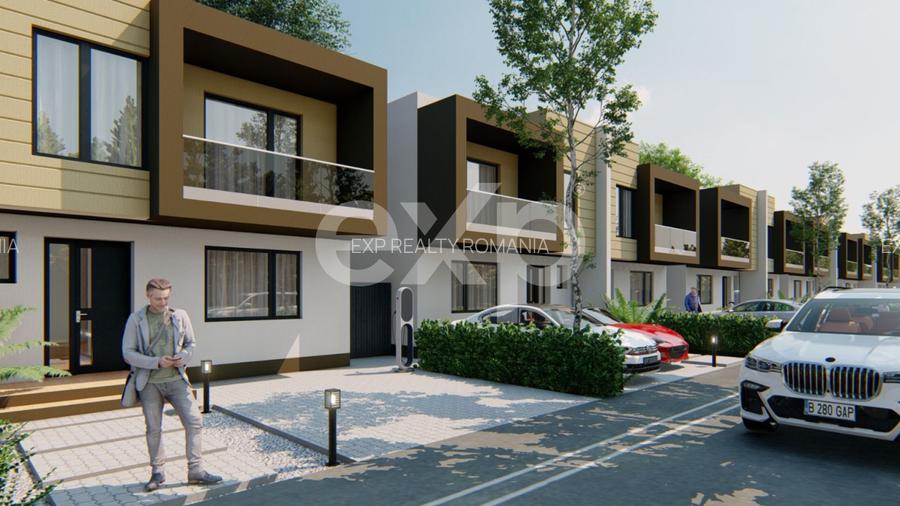 Proiect NOU de case cu 4 came Trivale | Zona Platou - 17