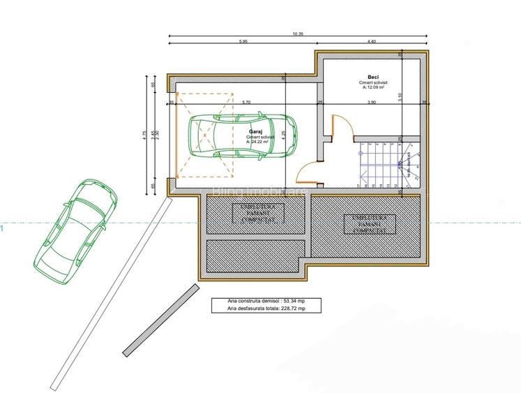 Casa individuala, 4 dormitoare, 160mp, garaj, 545mp teren, Dezmir - 7