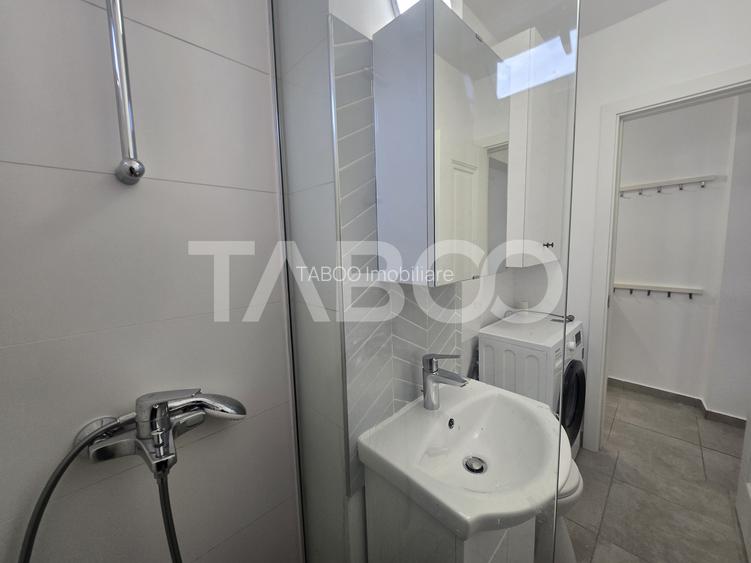 Apartament de inchiriat 2 camere renovat complet zona Rahovei Sibiu - 13