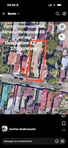 Teren intravilan 500 mp Colentina -Andronache la șosea-împrejmuit! - 3