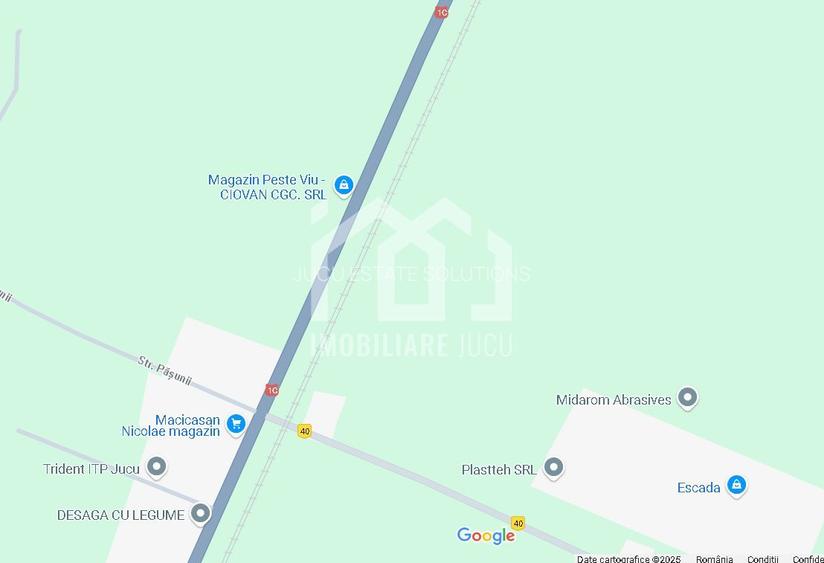 Oportunitate de Investiție: Teren Industrial 1 ha în Jucu! 30 EUR - 3