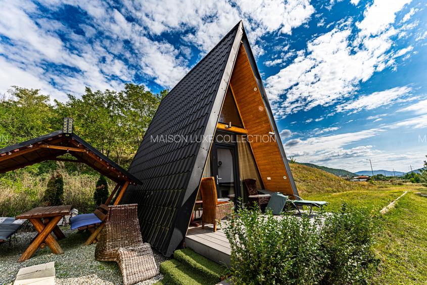 Com 0% Vilă turistică cu 8 camere +căsuțe A-frame, teren 5575 mp Călimănești VL - 15