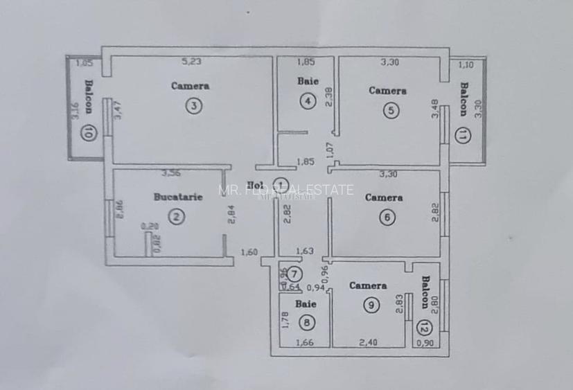 Apartament zona Calea Aradului cu 4 camere, 3 balcoane - boxa proprie - 4