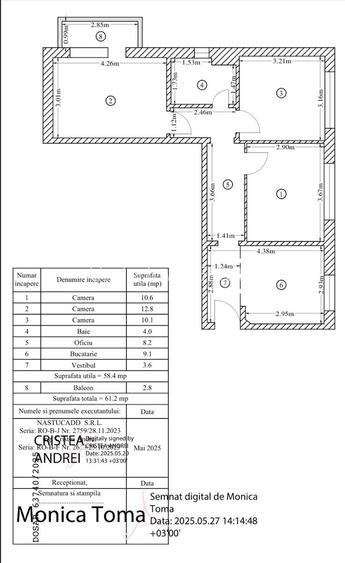 3 camere | Lângă Metrou Gara de Nord | Bloc Solid Fără Încadrare Seismică - 1