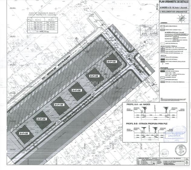 Teren 10.000mp + CU construire, P+5E, Proiect 210 ap, Sect. 1, Metrou Straulesti - 8
