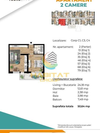 Apartament 2 camere situat la 7 minute de metrou Berceni! - 2